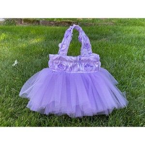 Princess Tote, Mermaid Bag, Bridesmaid Bag, Lavender Bag, Lilac Flower Girl Tote